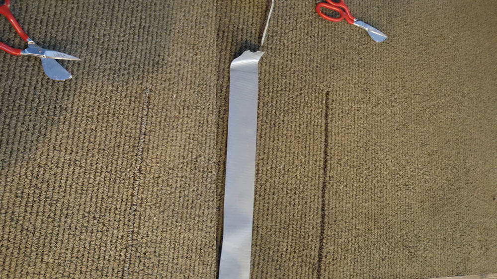 Carpet run repair
