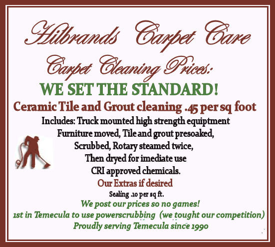 Tile Grout Cleaning prices Hibrands Carpet Care