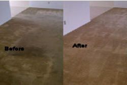 before and after carpet cleaning
